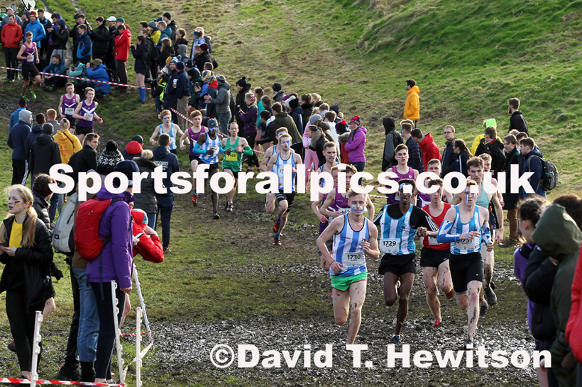 Mens short race  2020 BUCS Cross Country Champs., Edinburgh.  Photo: David T. Hewitson/Sports for All Pics